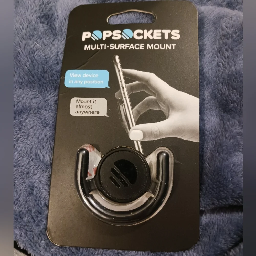 NWT!! POPSOCKETS Black Phone Mount